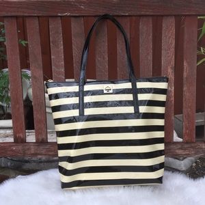 ♠️Kate Spade Striped Patent Leather Tote♠️